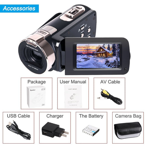 Besteker Camcorder Portable