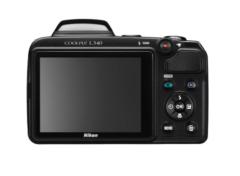 Nikon Coolpix L340 20.2 MP Digital Camera with 28x Optical Zoom and 3.0-Inch LCD